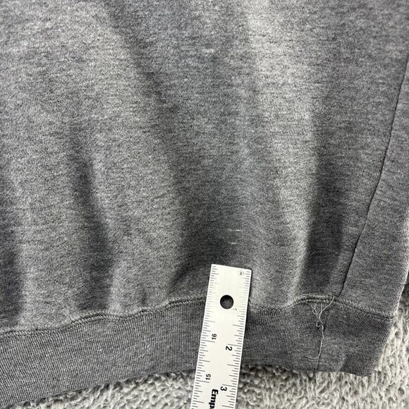 Vintage Western Michigan Sweatshirt Men's Extra Large Gray Spellout Mock 1/4 zip - Picture 3 of 15